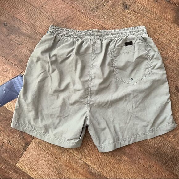 ST. JOHN'S BAY SWIM TRUNKS light grey Men’s Sz Medium NWT🏷 pockets , lined - Picture 12 of 15